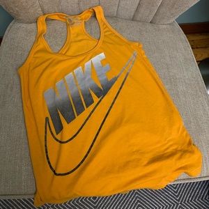 Orange Nike racerback tank